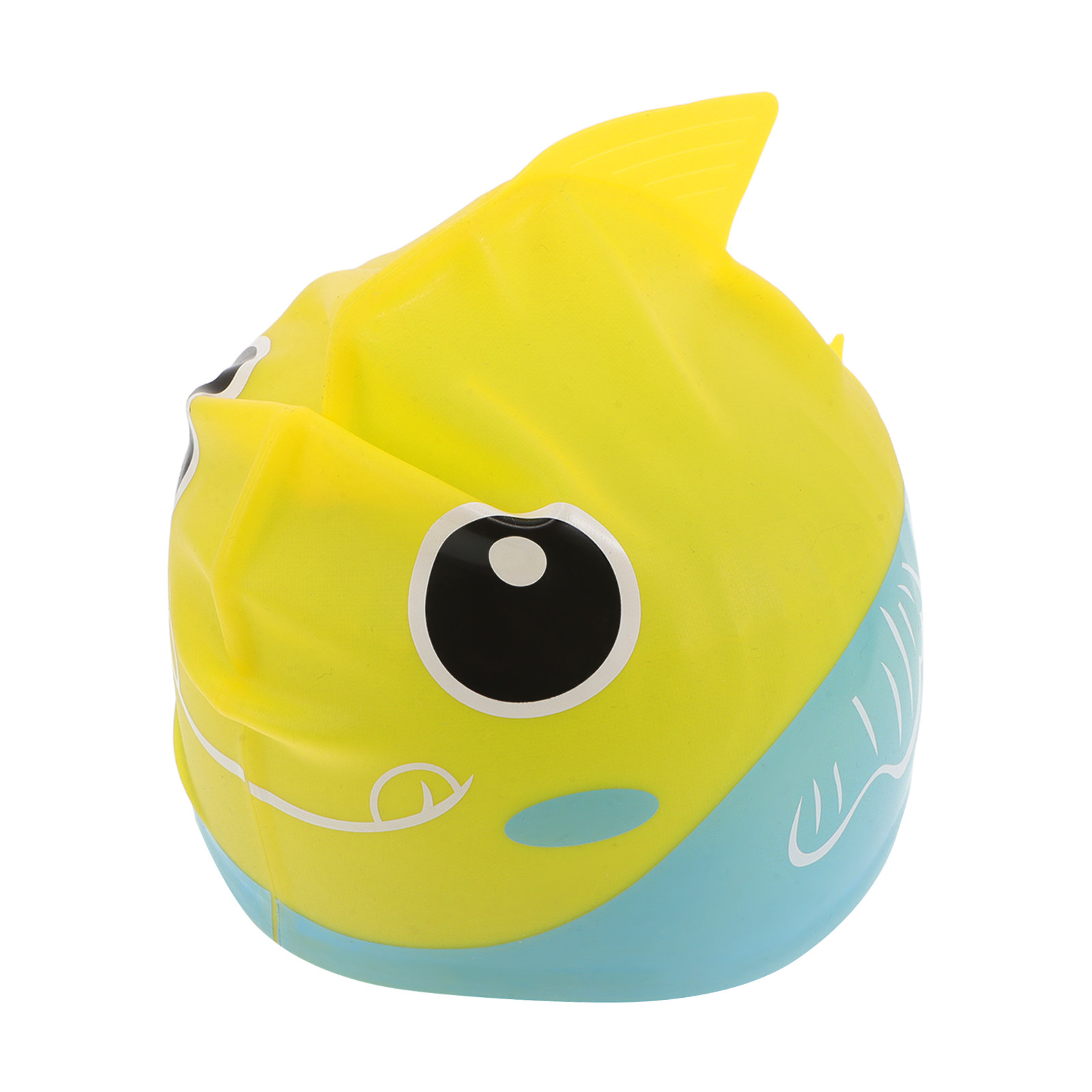 Swim Hat Silicone - 子供用、漫画柄プリントの水泳帽。柔らかいシリコン素材で快適、防水性があり、レクリエーションや競技用にも最適。女の子向け。
