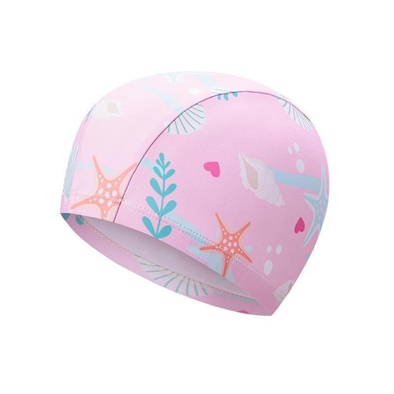Swim Hat Silicone - 子供用 漫画柄 スイムキャップ 伸縮性 防水 スイミングハット
